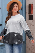 Load image into Gallery viewer, Plus Size Tie-Dye Raglan Sleeve Top