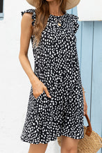 Load image into Gallery viewer, Butterfly Sleeve Round Neck Dress