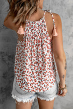 Load image into Gallery viewer, Floral Tied Tassel Cami