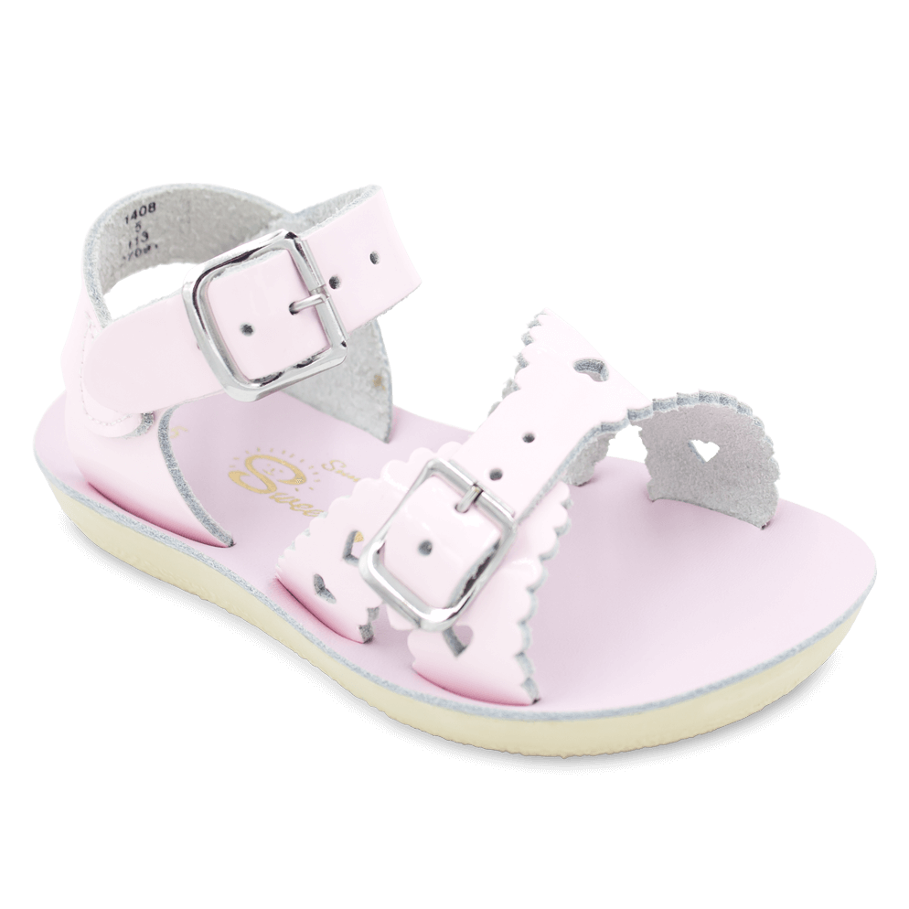PREORDER Sun San Sweetheart Sandals in Shiny Pink