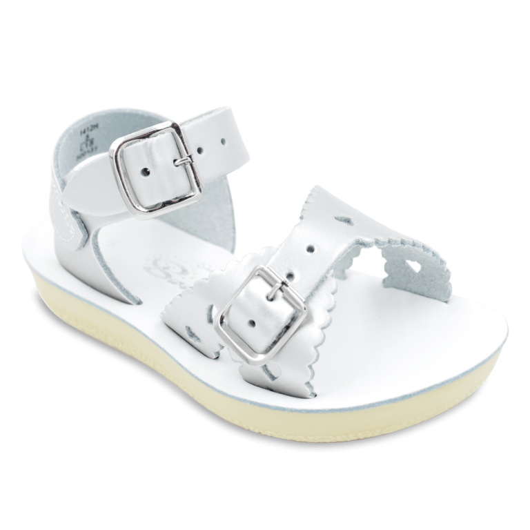 PREORDER Sun San Sweetheart Sandals in Silver