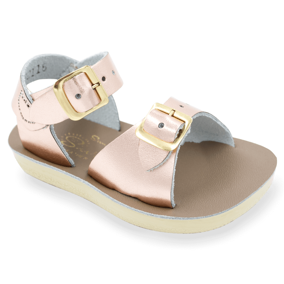 Sun San Surfer Sandals in Rose Gold
