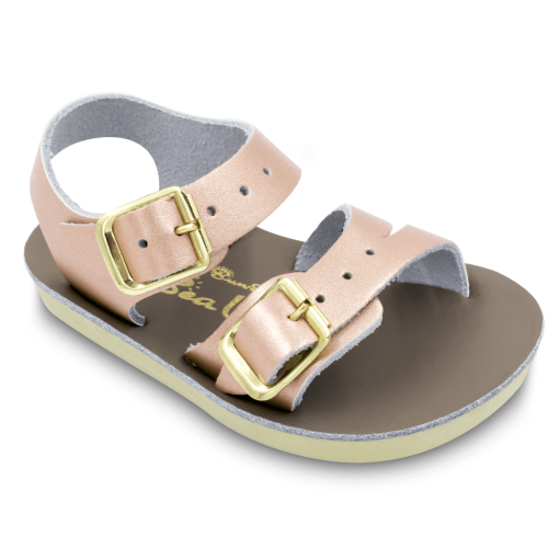 PREORDER Sun San Sea Wee Sandals in Rose Gold