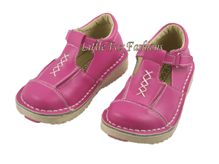 CLEARANCE Coco Jumbo T-Straps in Fuchsia