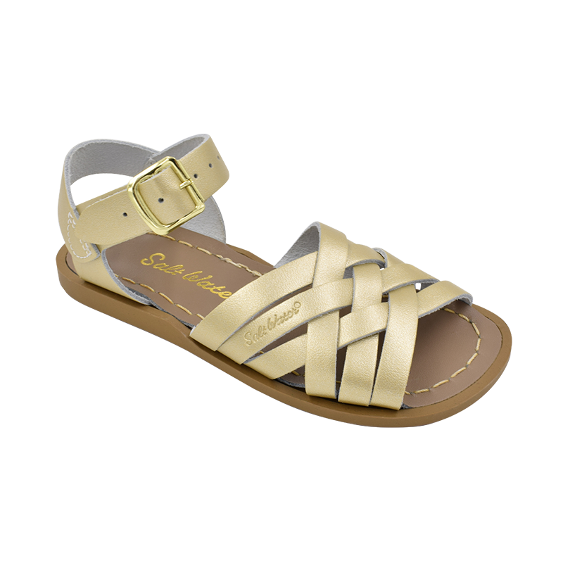 PREORDER Salt Water Retro Sandals in Gold