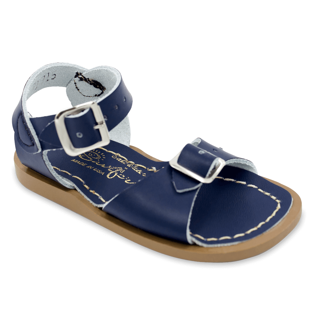 Salt Water Surfer Sandals in Navy