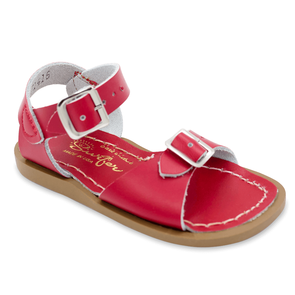 Salt Water Surfer Sandals in Red