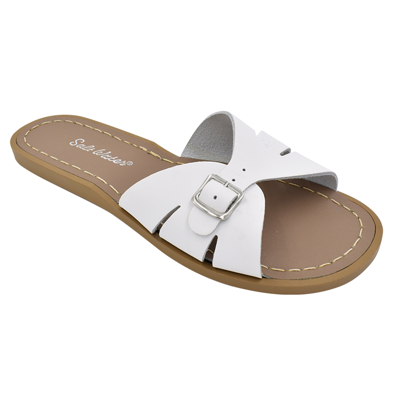PREORDER Salt Water Classic Slide Sandals in White