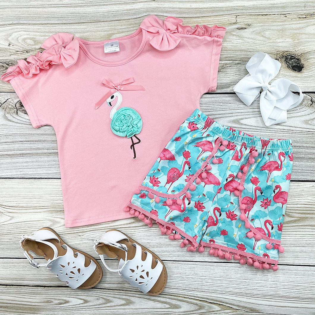 Okie & Lou Fancy Nancy Short Set