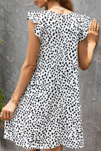 Load image into Gallery viewer, Butterfly Sleeve Round Neck Dress
